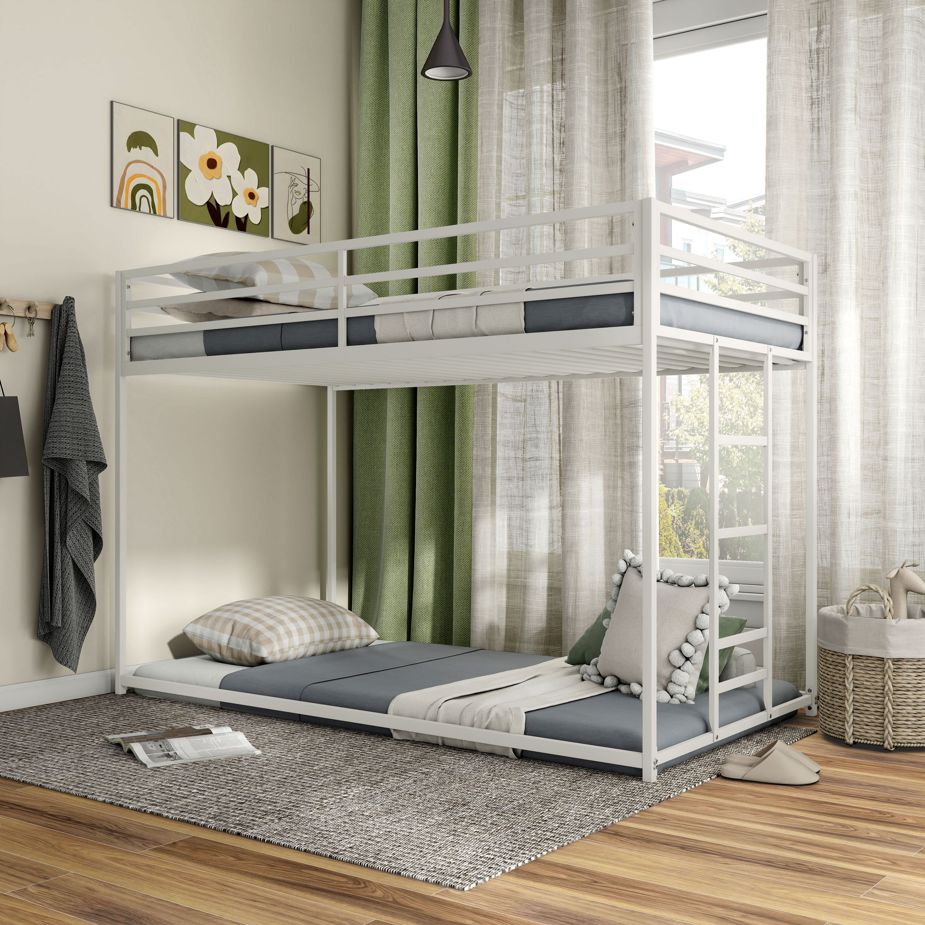 Dayu Twin Metal Bunk Bed