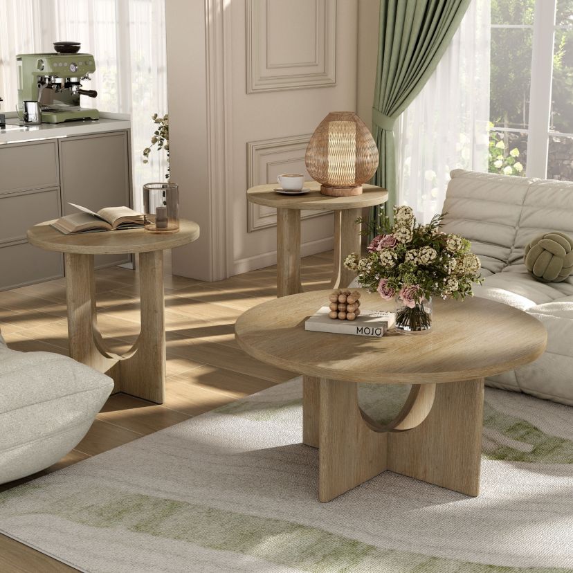 Adair 3PC 36-Inch Coffee Table Set