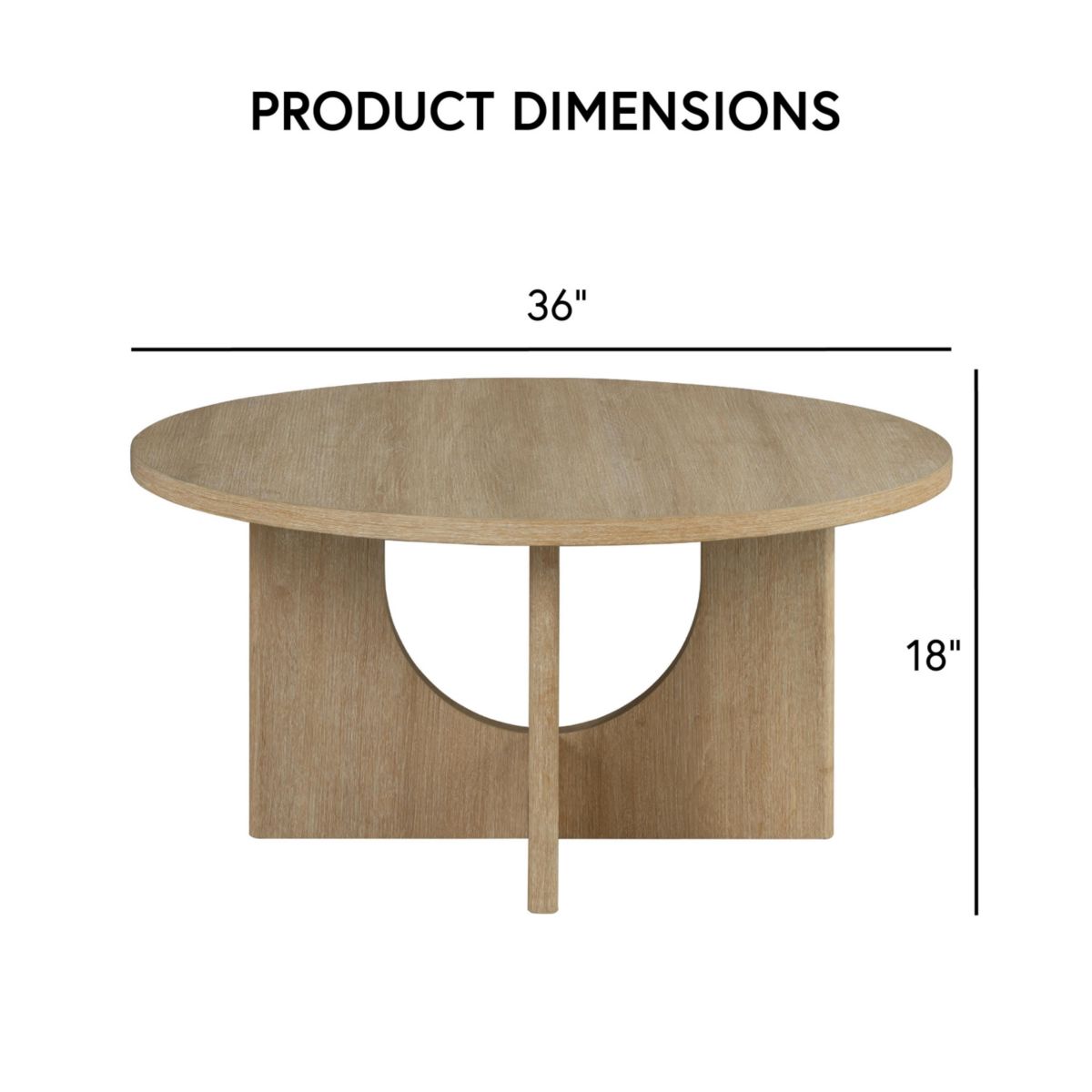 Adair 3PC 36-Inch Coffee Table Set