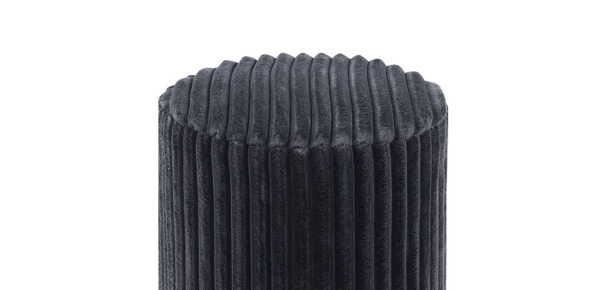 Pallas Faux Fur Accent Ottoman