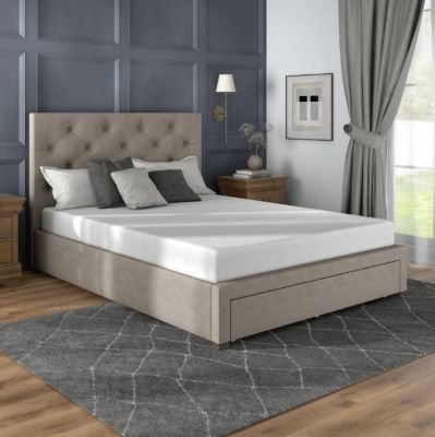 Furniture of America Carise 12-Inch Memory Foam Mattress, White, Queen