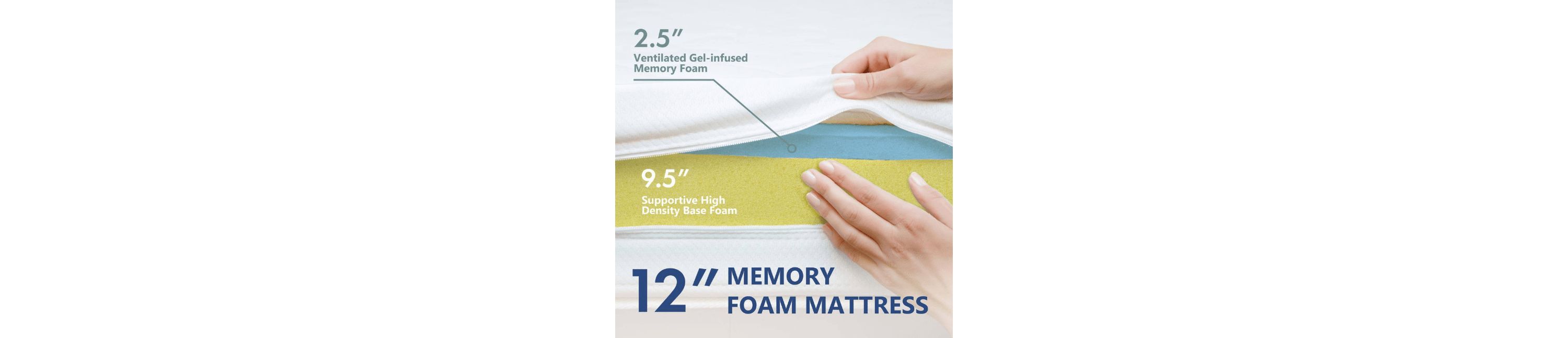 Carise 12-Inch Memory Foam Mattress