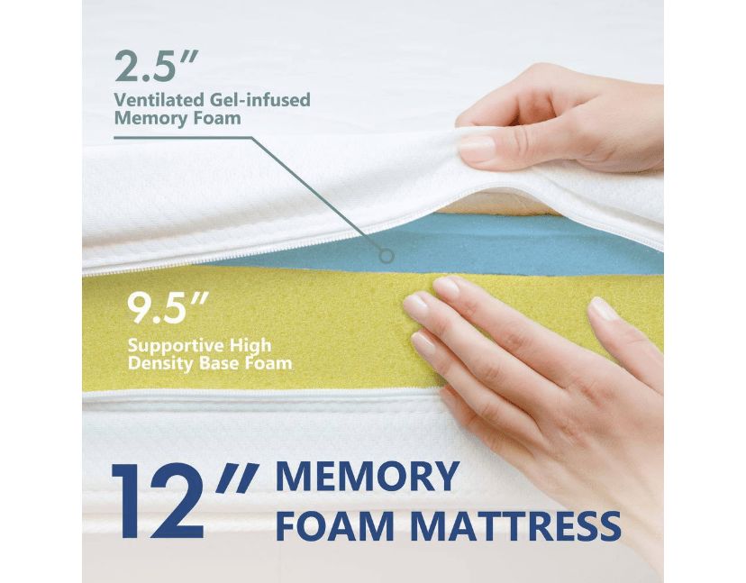 Carise 12-Inch Memory Foam Mattress