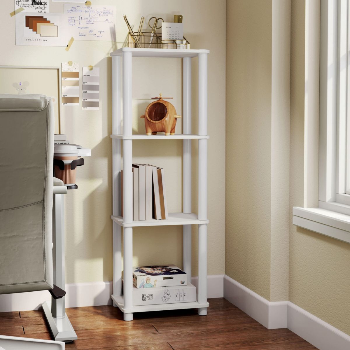 Mico 44.2-inch 4-Shelf Bookcase