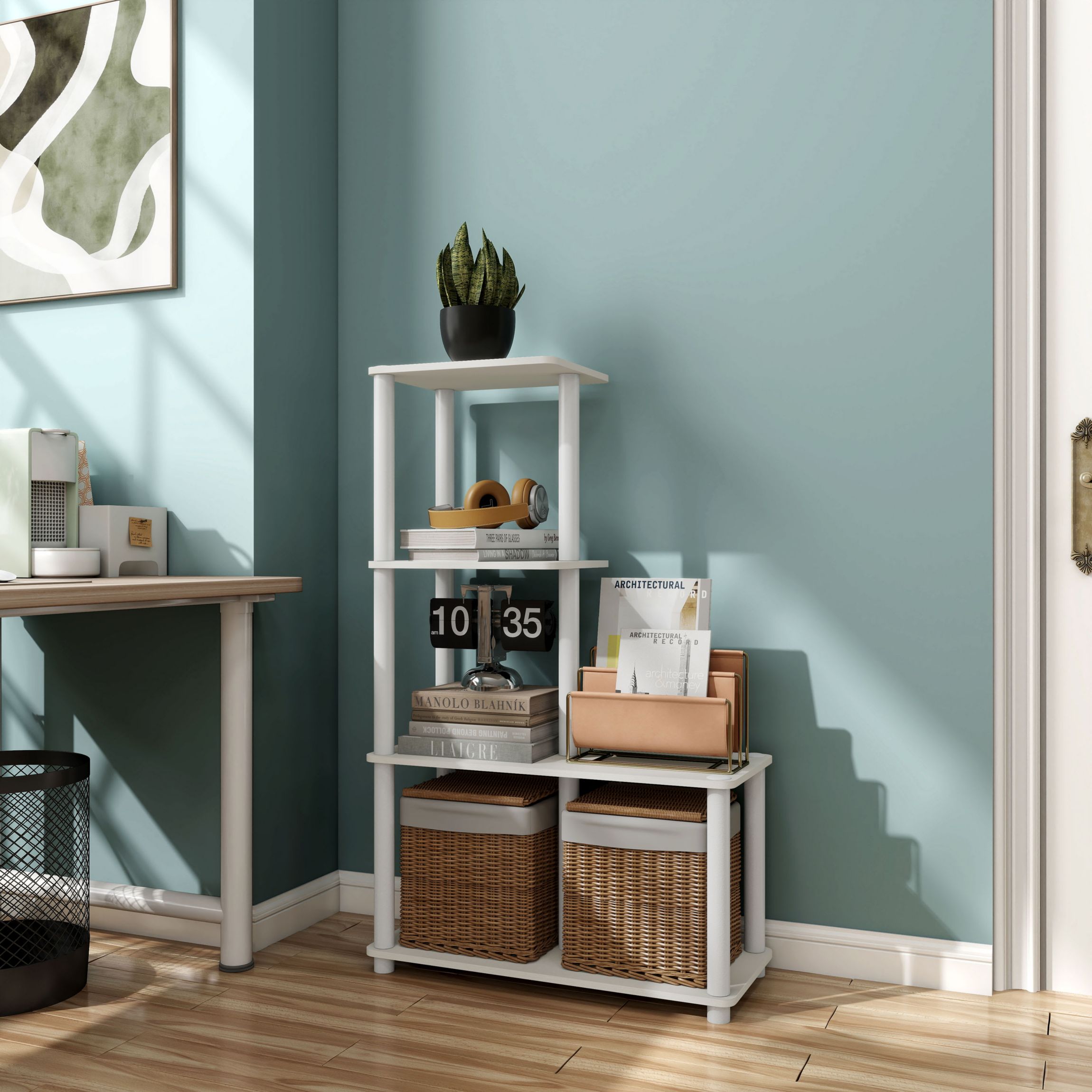 Mico 44.2-inch 6-Shelf Bookcase