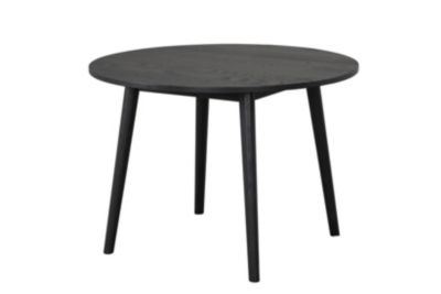 Furniture of America Koro 42-Inch 4-Leg Circular Dining Table, Black