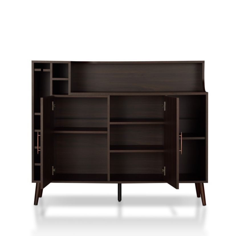 Enya Modern Server with Wine Storage