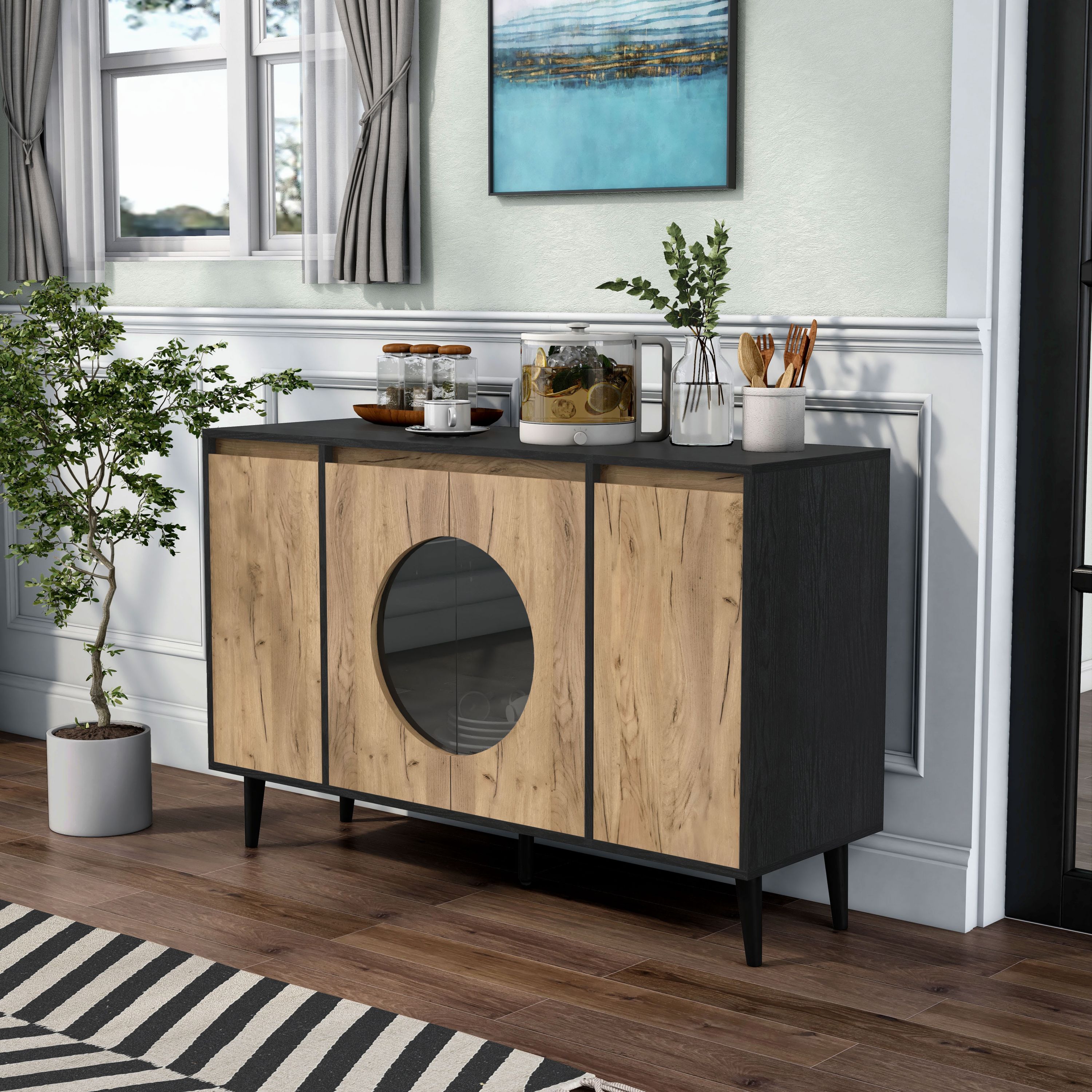 Micah 47-inch Buffet with Cabinets