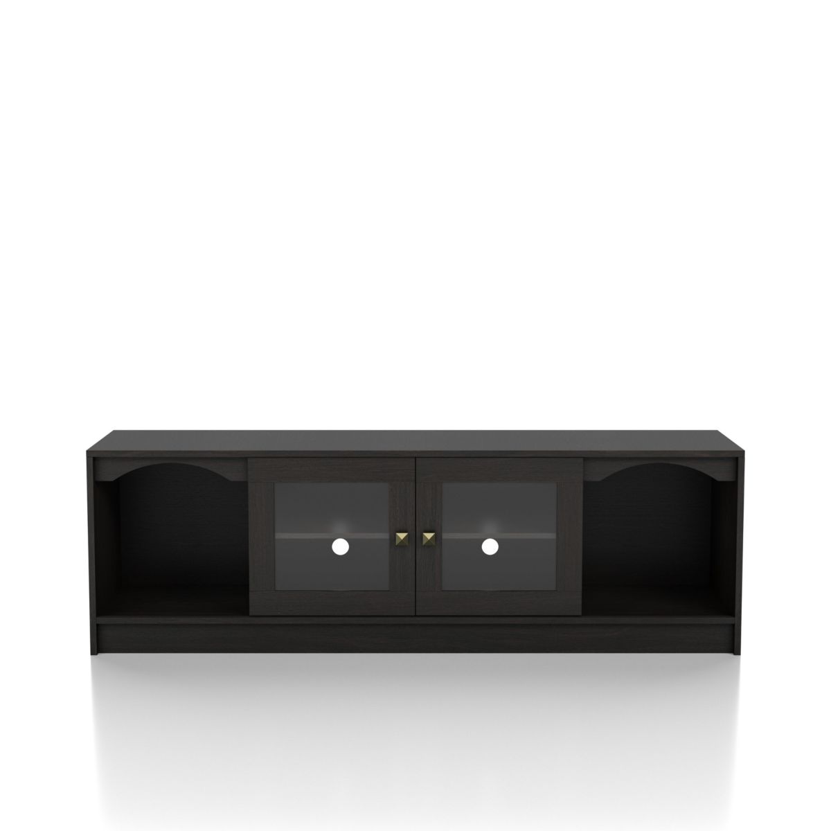 Reim 62-inch TV Stand with Glass Cabinets