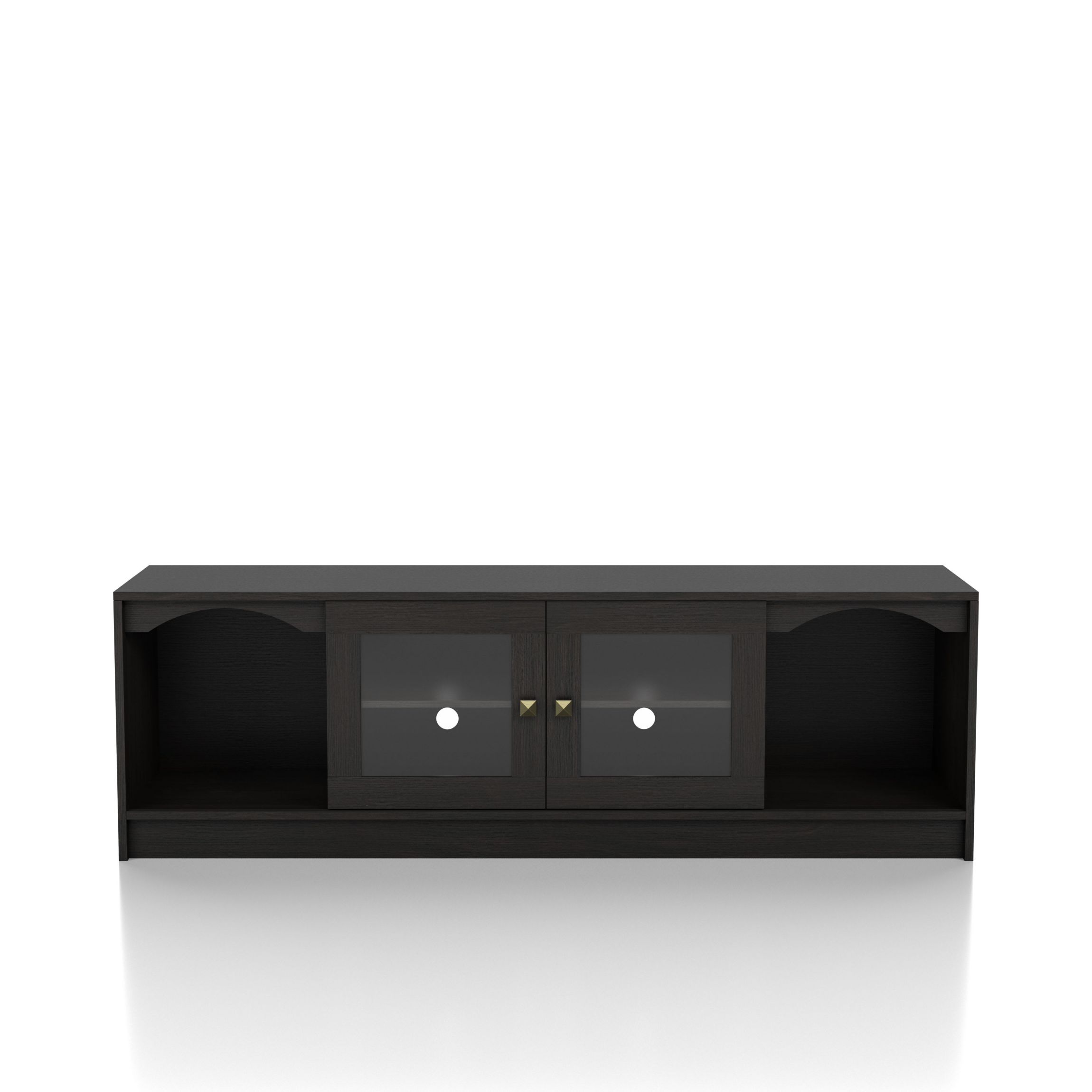 Reim 62-inch TV Stand with Glass Cabinets