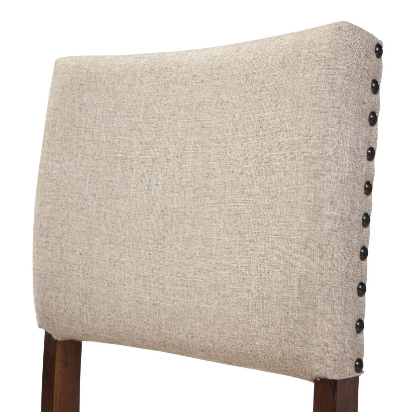 Nullen Set of 2 Counter Height Upholstered Chairs