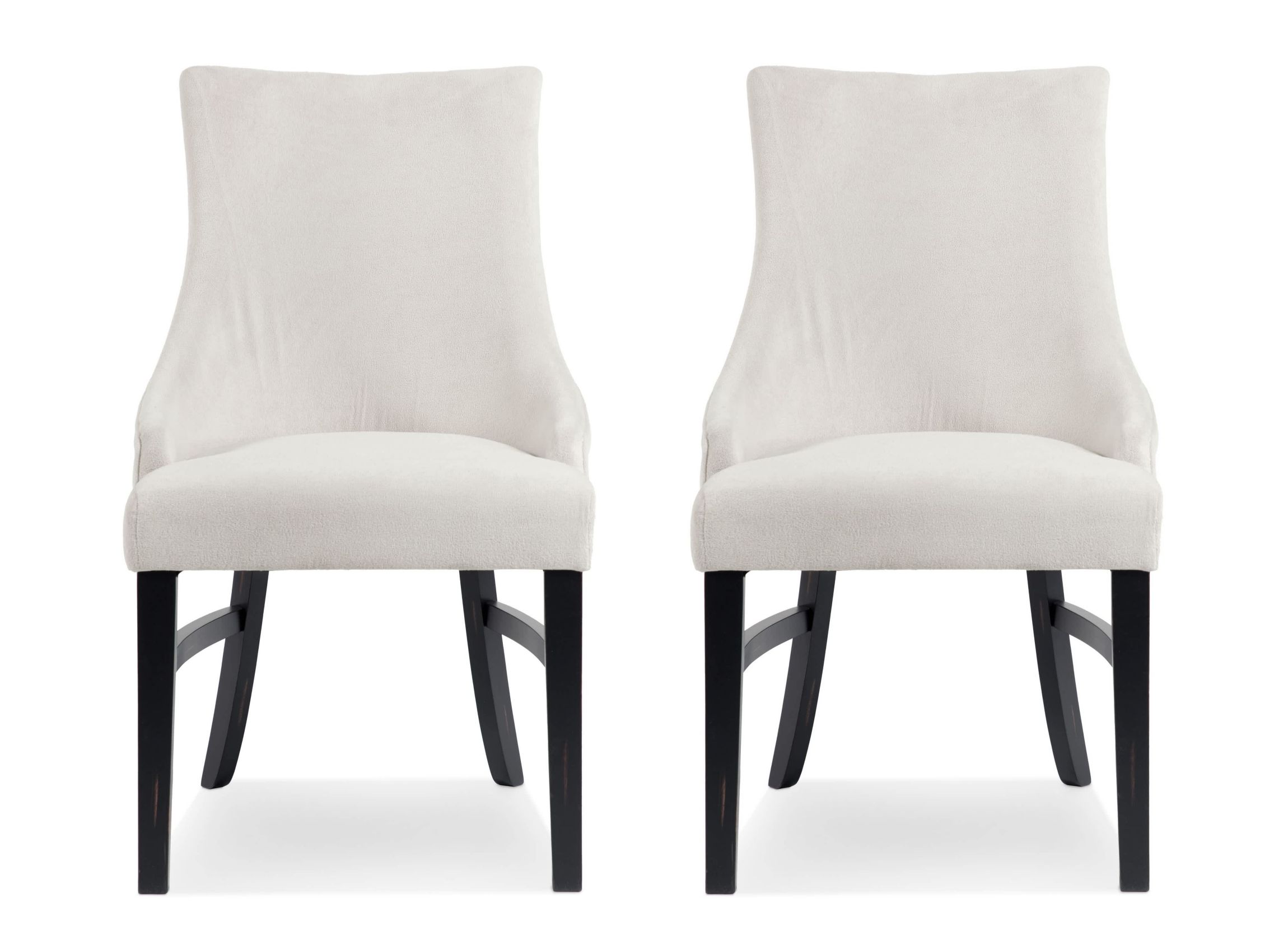 Harper Wingback Farmhouse Fabric Chair - Set of 2