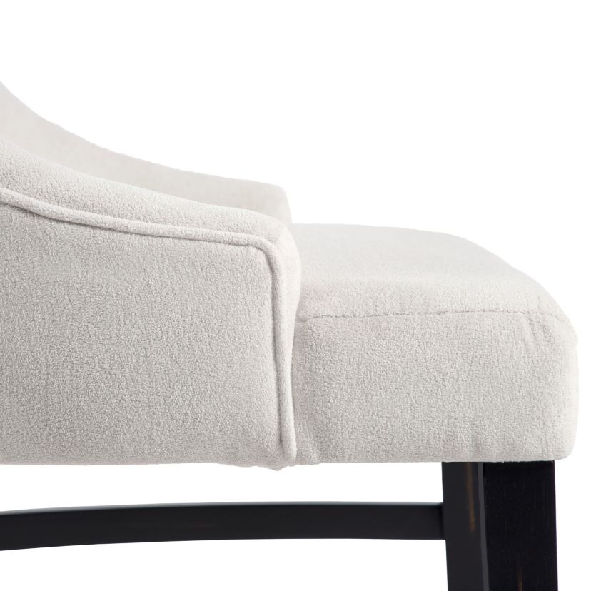 Harper Wingback Farmhouse Fabric Chair - Set of 2
