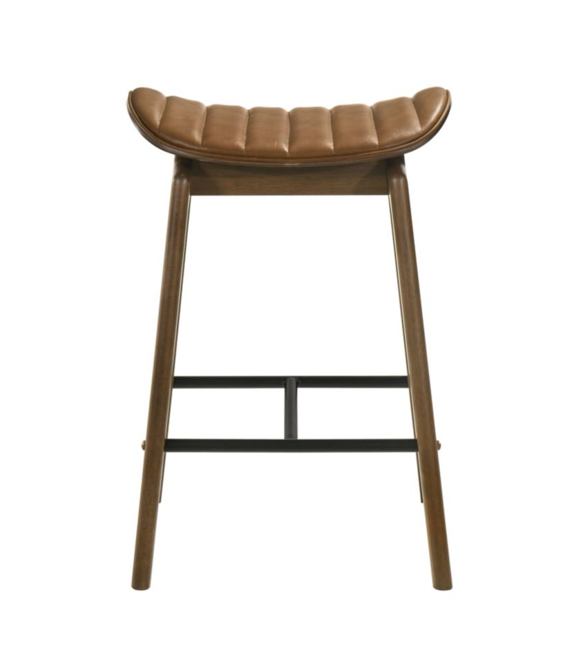 Jerrin 2PC Walnut Counter Height Chairs