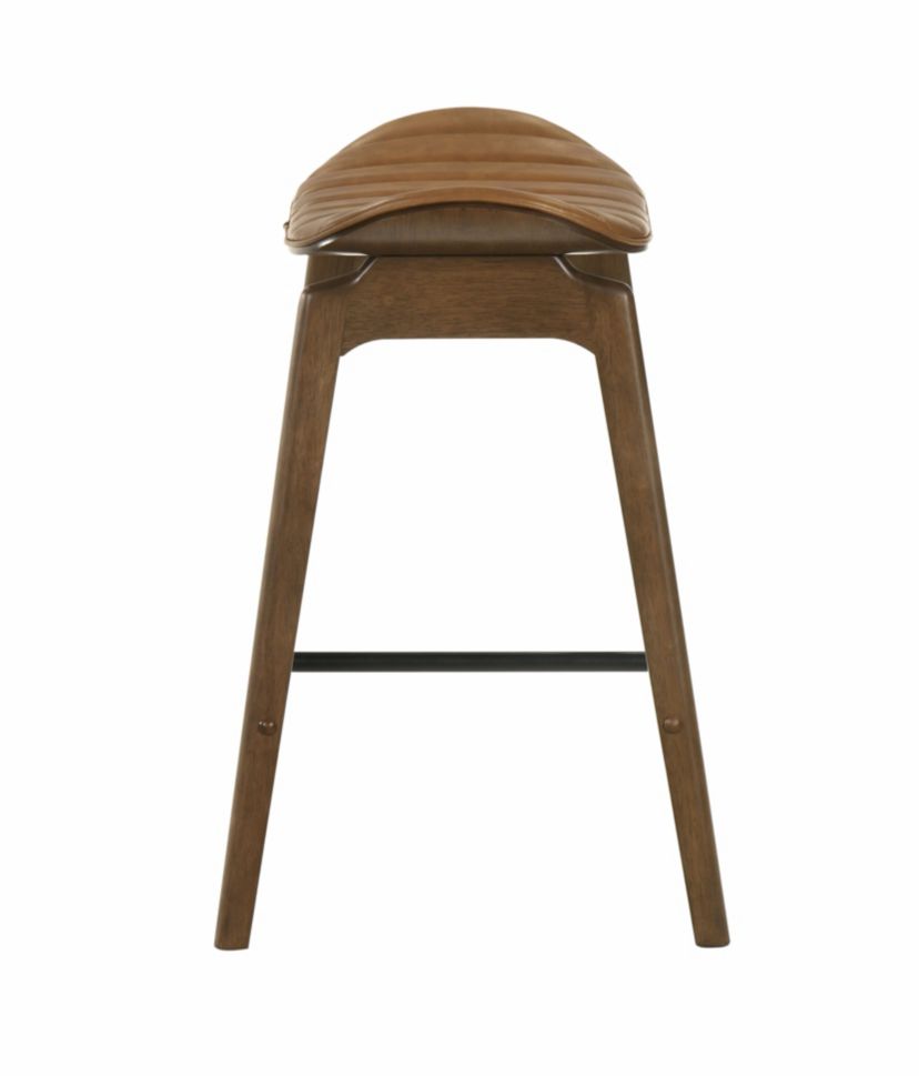 Jerrin 2PC Walnut Counter Height Chairs