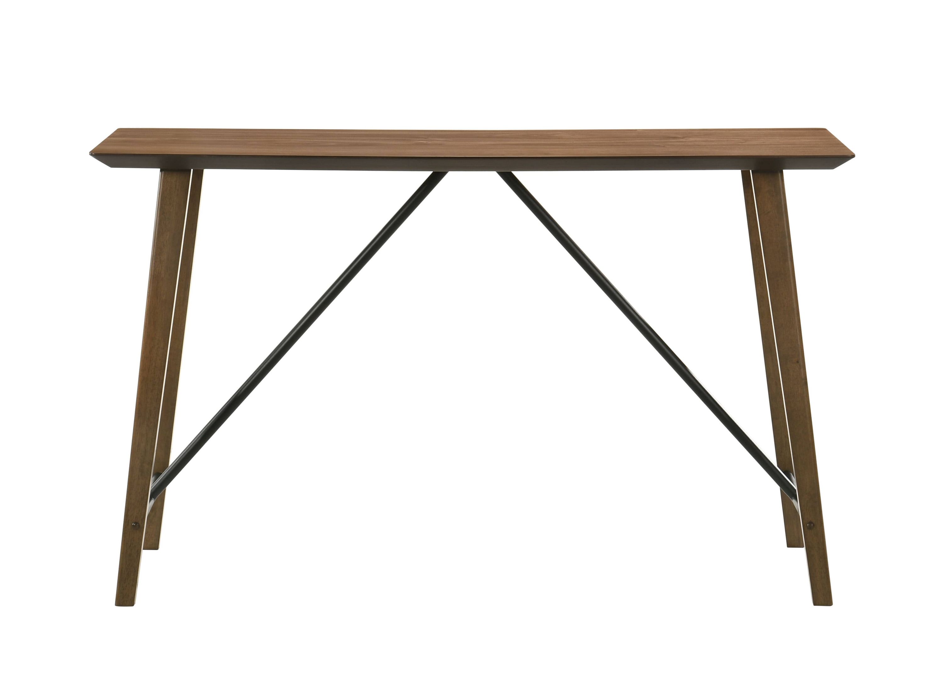 Jerrin 59-Inch Walnut Counter Height Dining Table