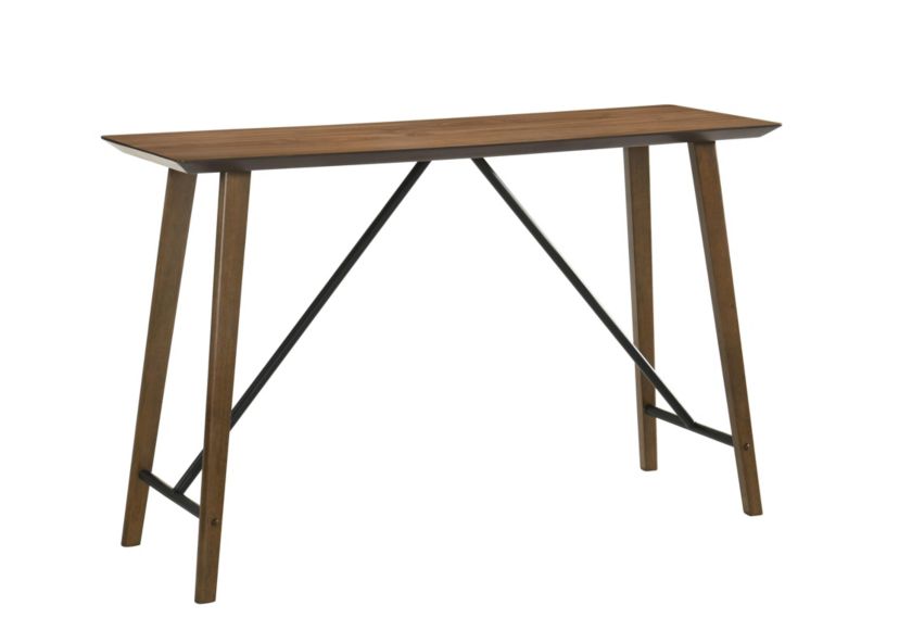 Jerrin 59-Inch Walnut Counter Height Dining Table