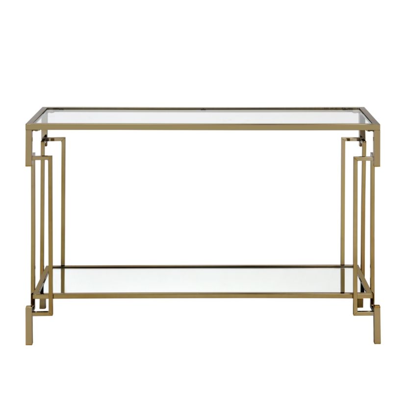 Ronda 43-inch Glass Top Console Table