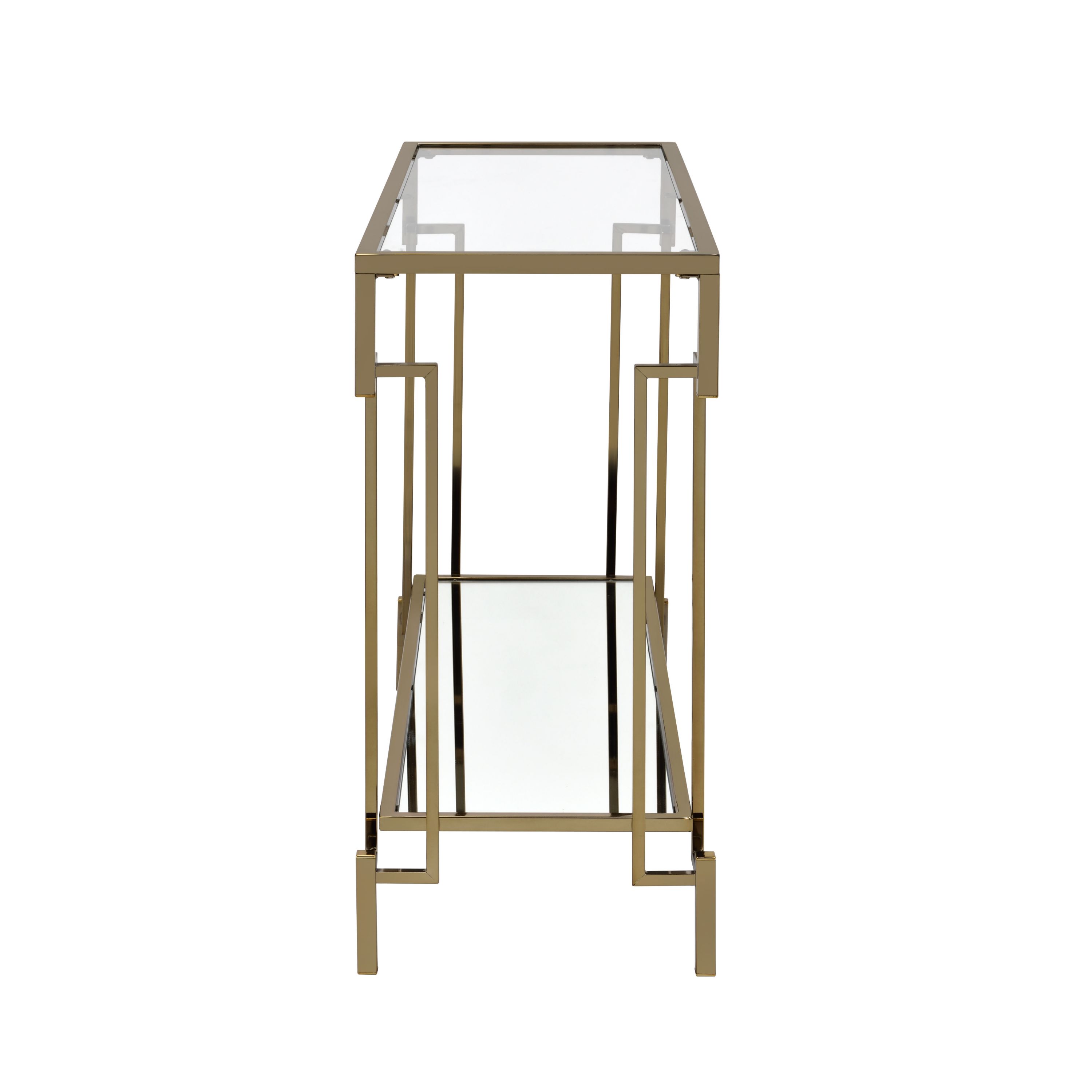 Ronda 43-inch Glass Top Console Table