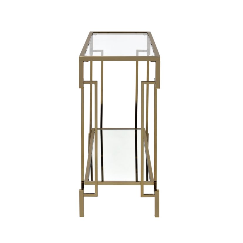 Ronda 43-inch Glass Top Console Table