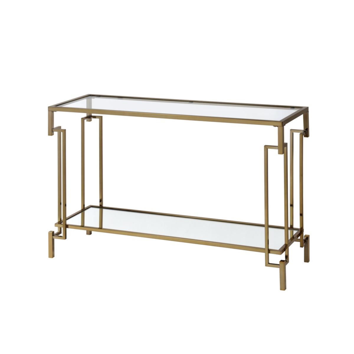 Ronda 43-inch Glass Top Console Table