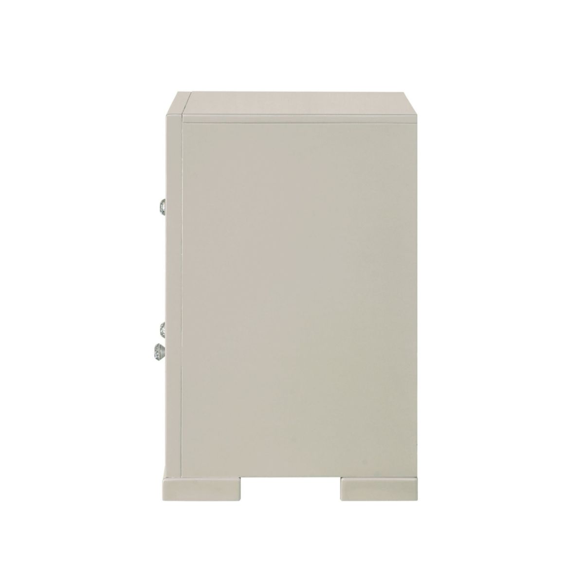 Eira White 2-Drawer Nightstand