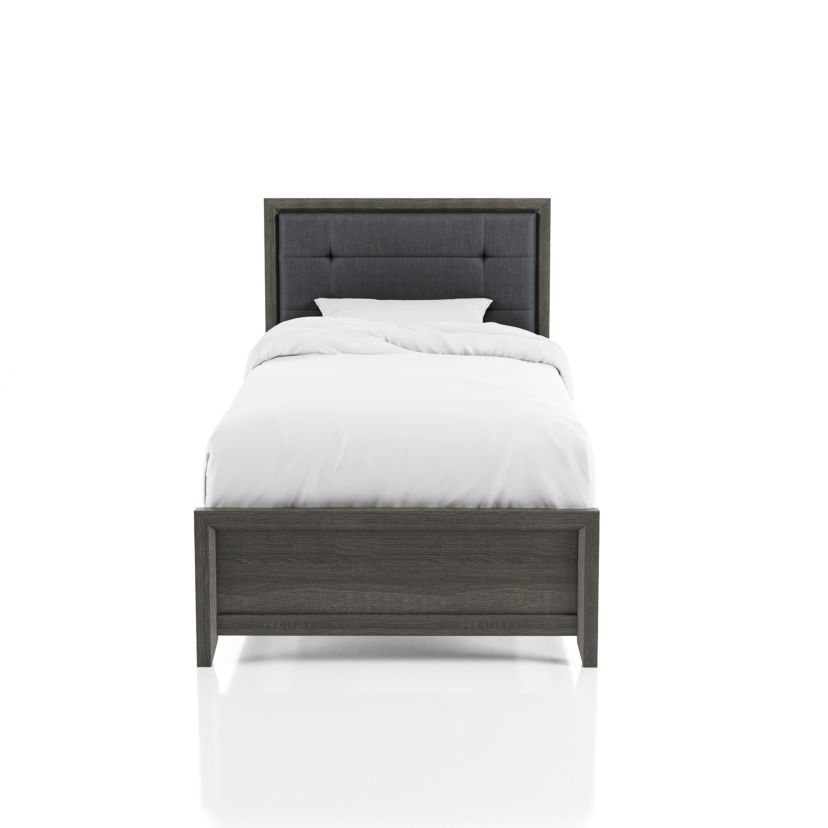 Oliver Youth Bed with Upholstered Headboard