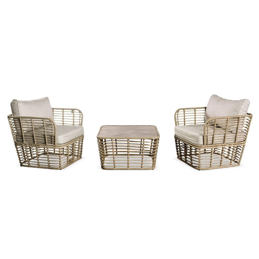 Raia 3PC Natural Conversation Set