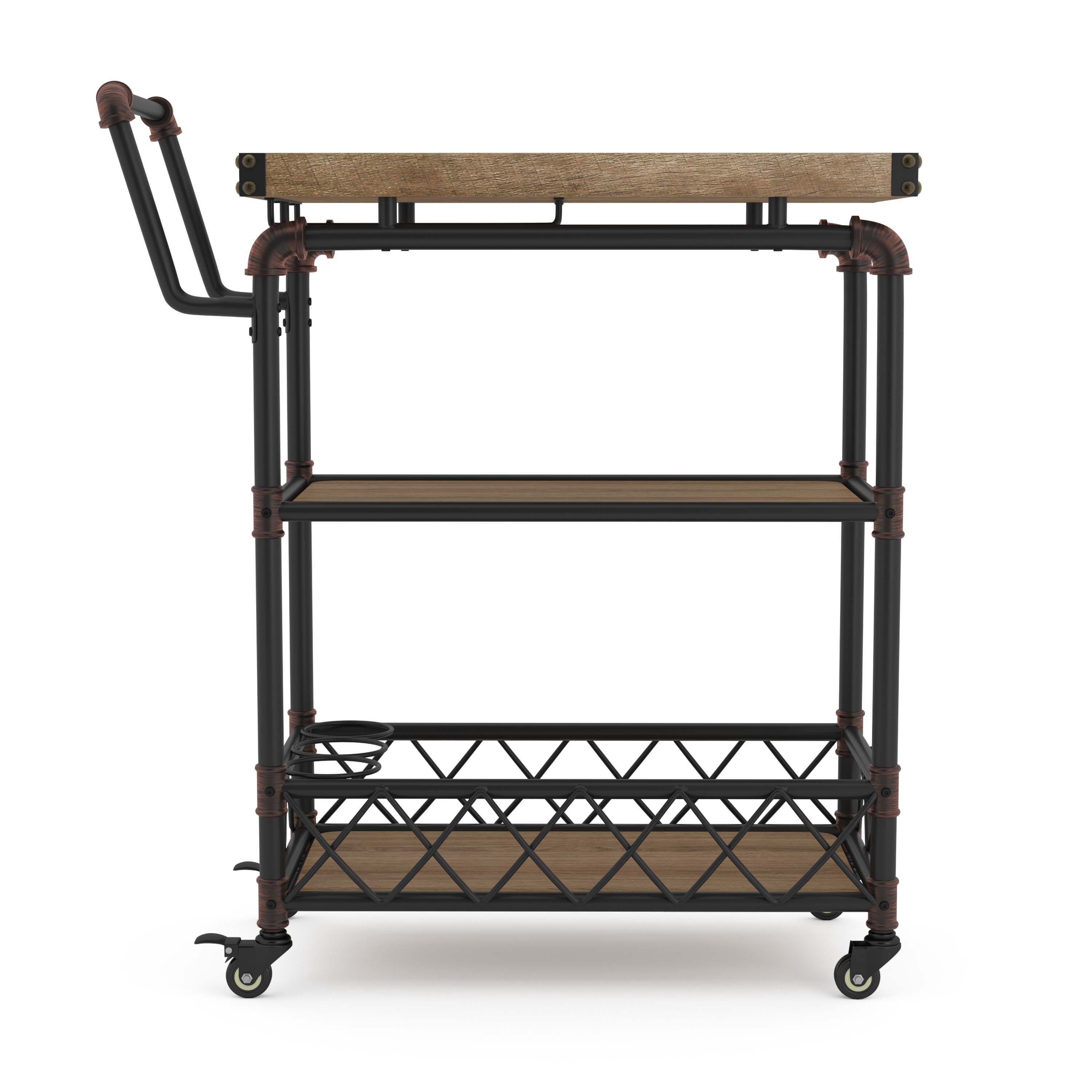 Unibe Industrial Bar Cart
