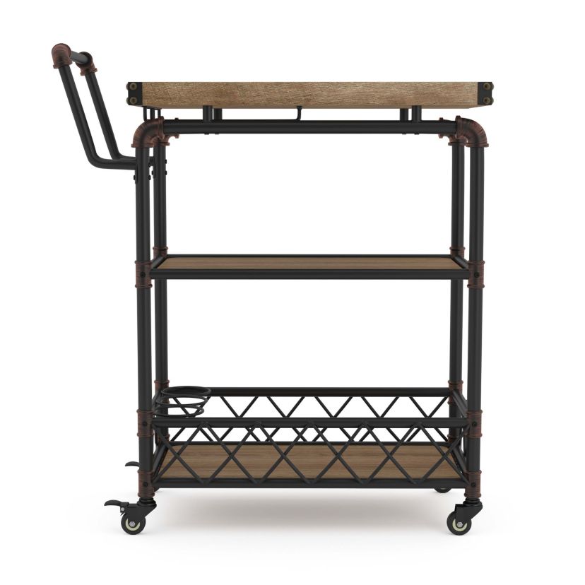Unibe Industrial Bar Cart