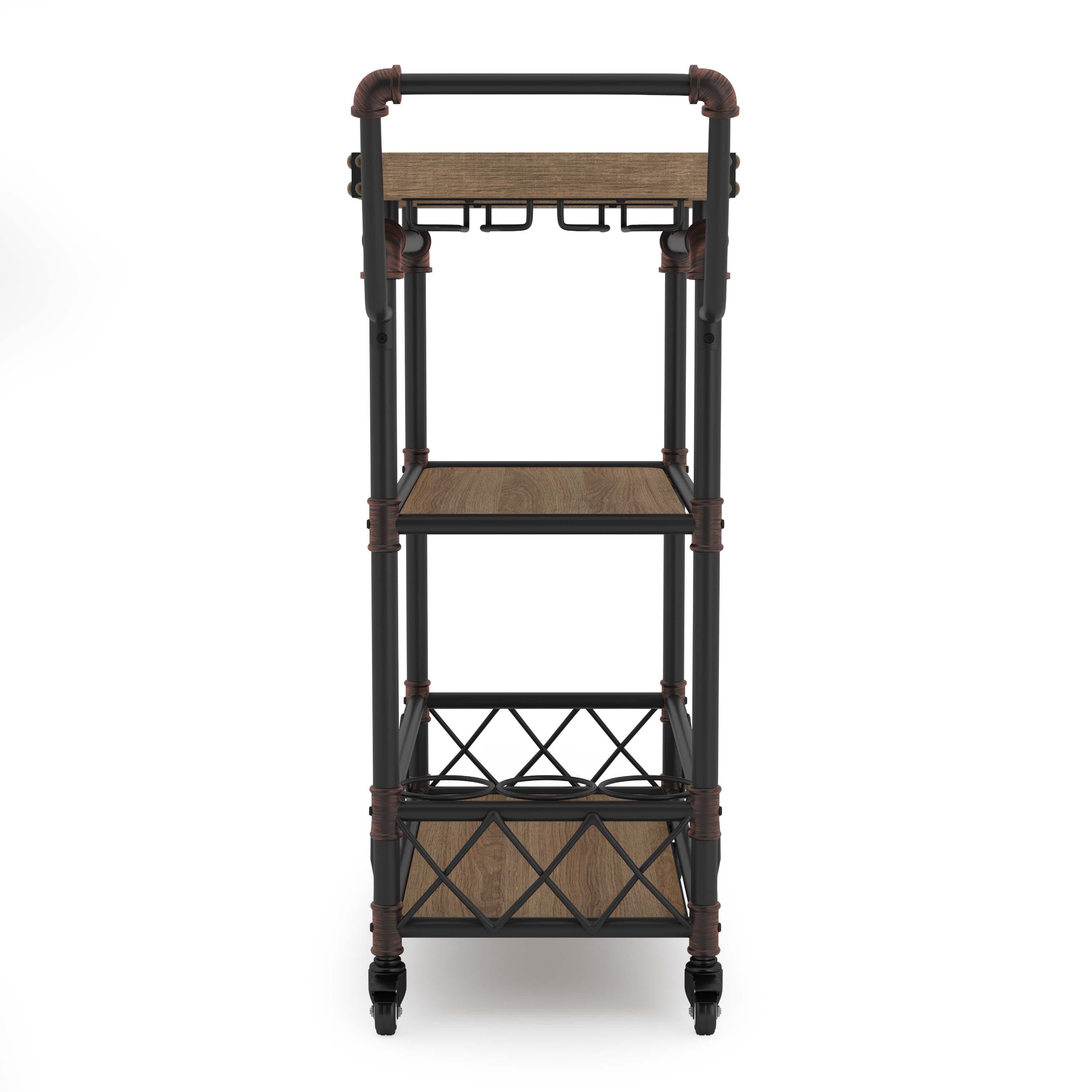 Unibe Industrial Bar Cart