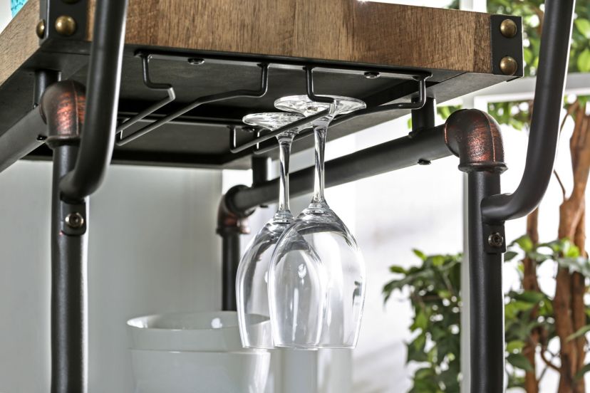 Unibe Industrial Bar Cart