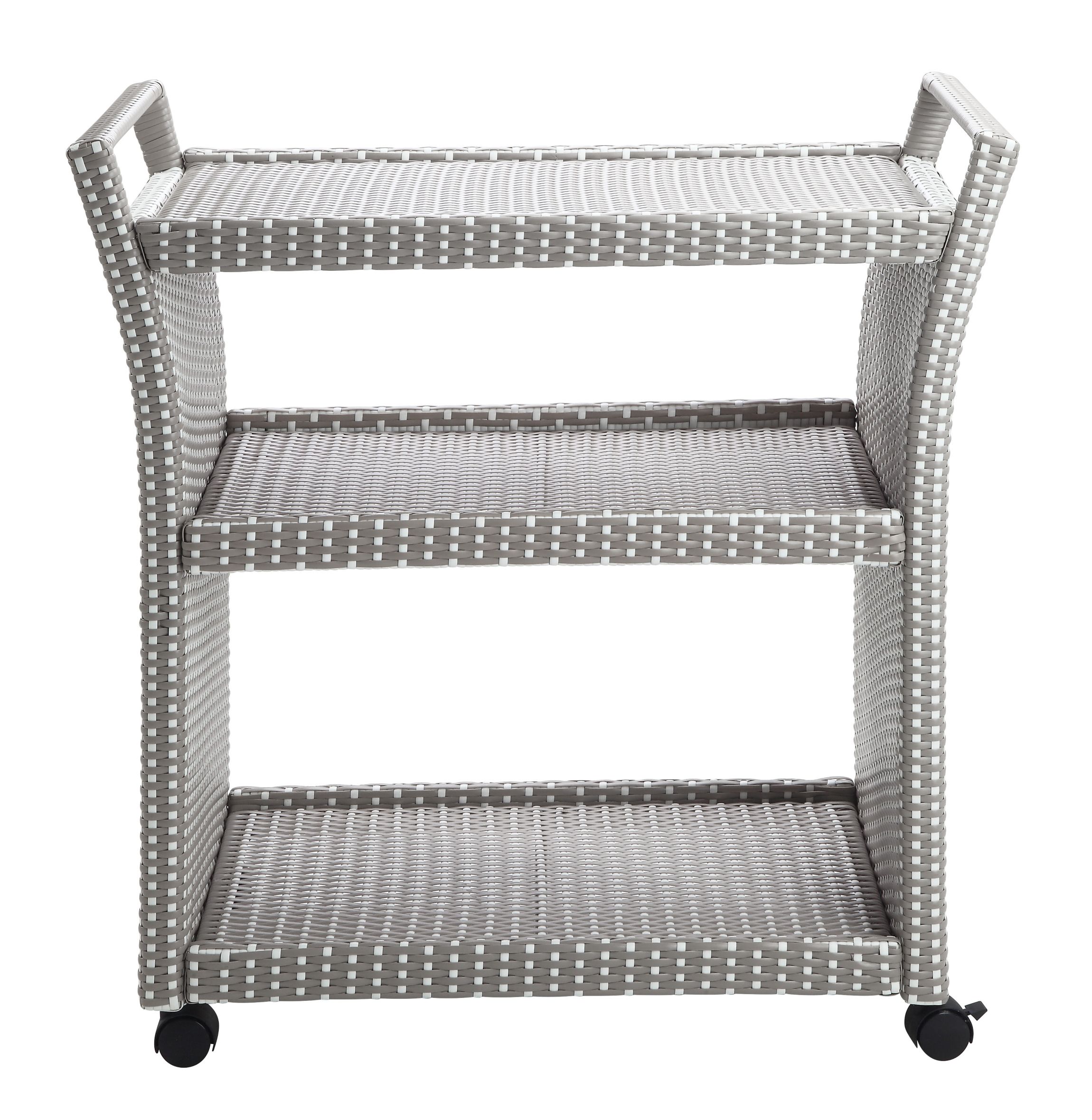 Ereni Outdoor Bar Cart and Trash Can Set