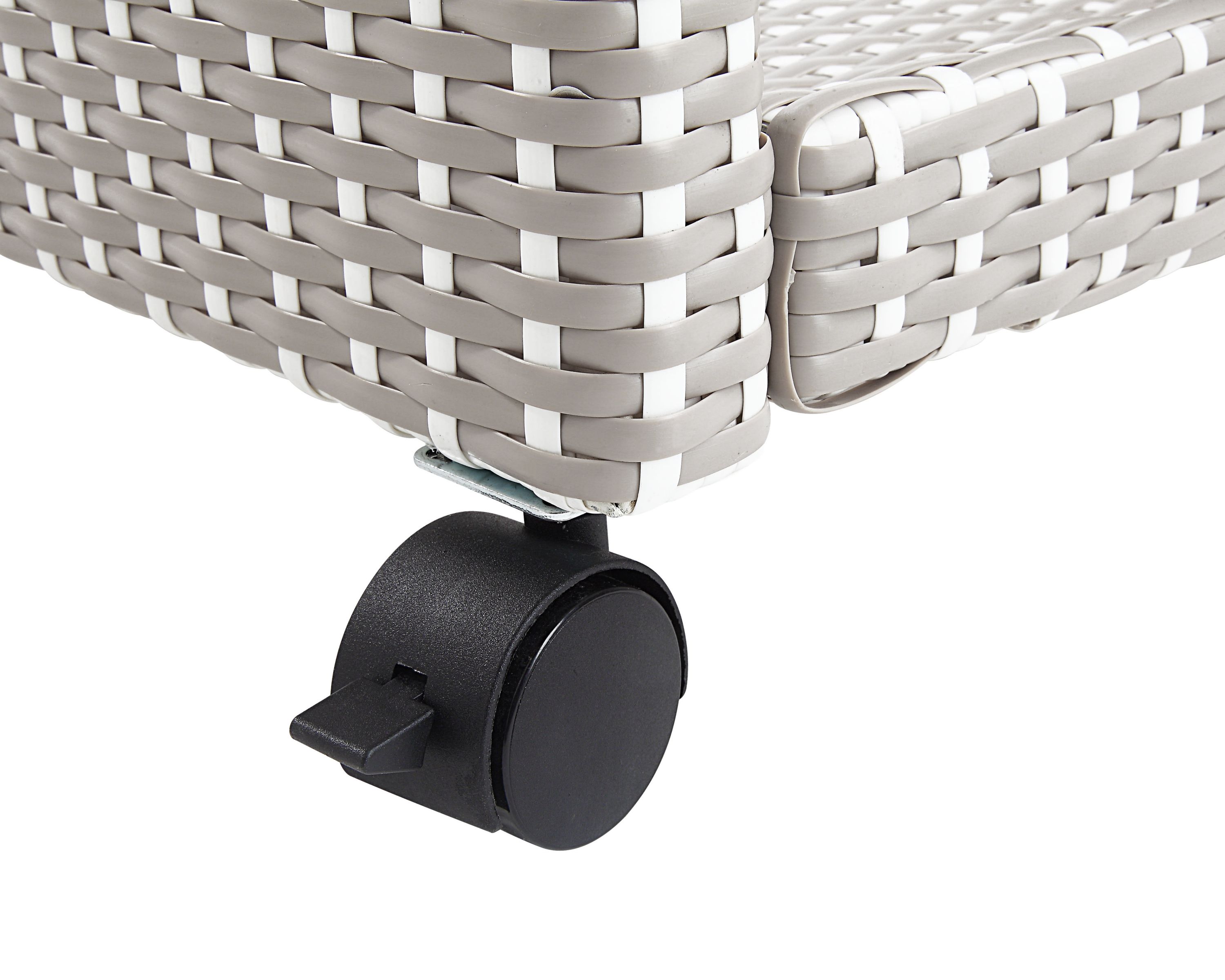 Ereni Outdoor Bar Cart and Trash Can Set