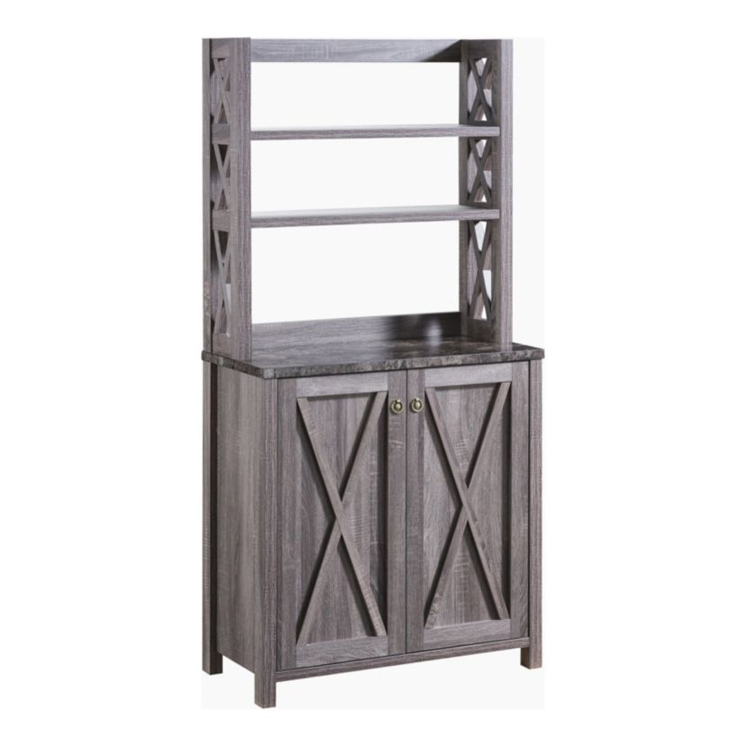 Romnus Bakers Rack with Storage Cabinet