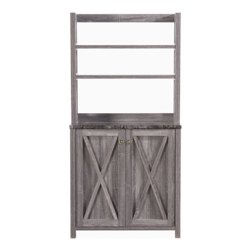 Romnus Bakers Rack with Storage Cabinet