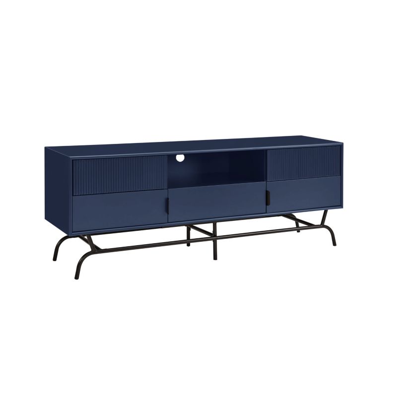 Shrunan TV Stand with Metal Legs