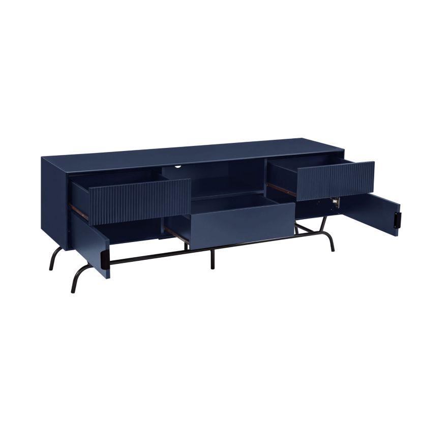 Shrunan TV Stand with Metal Legs