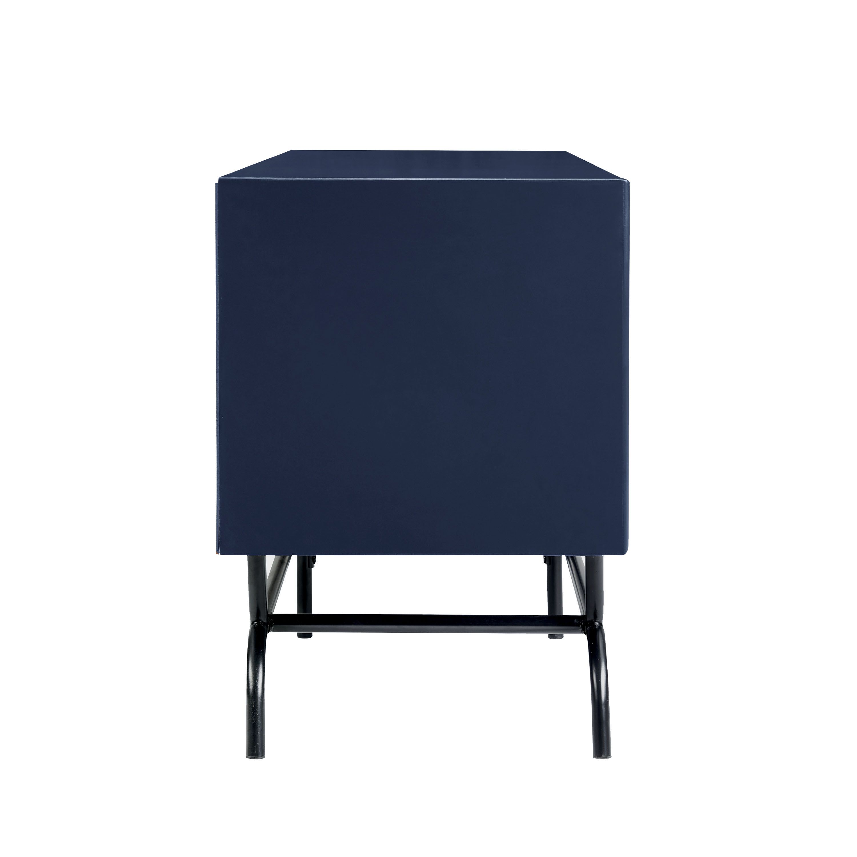 Shrunan TV Stand with Metal Legs