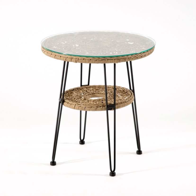 Funtile Wicker Outdoor Coffee Table