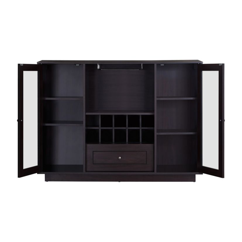 Elison 47.3-inch Buffet with Glass Paned Cabinets