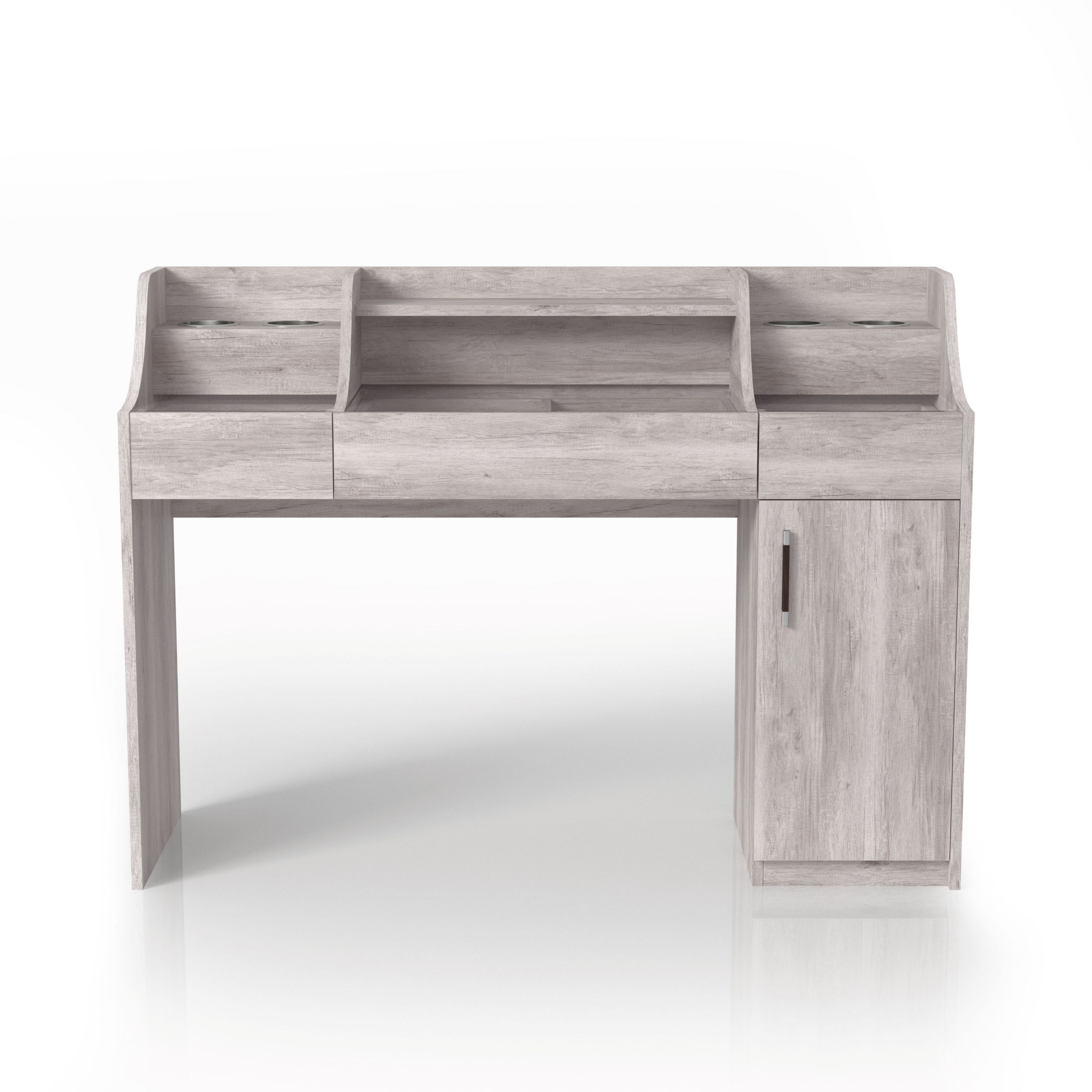 Zuline Vanity Table with Brush Holders