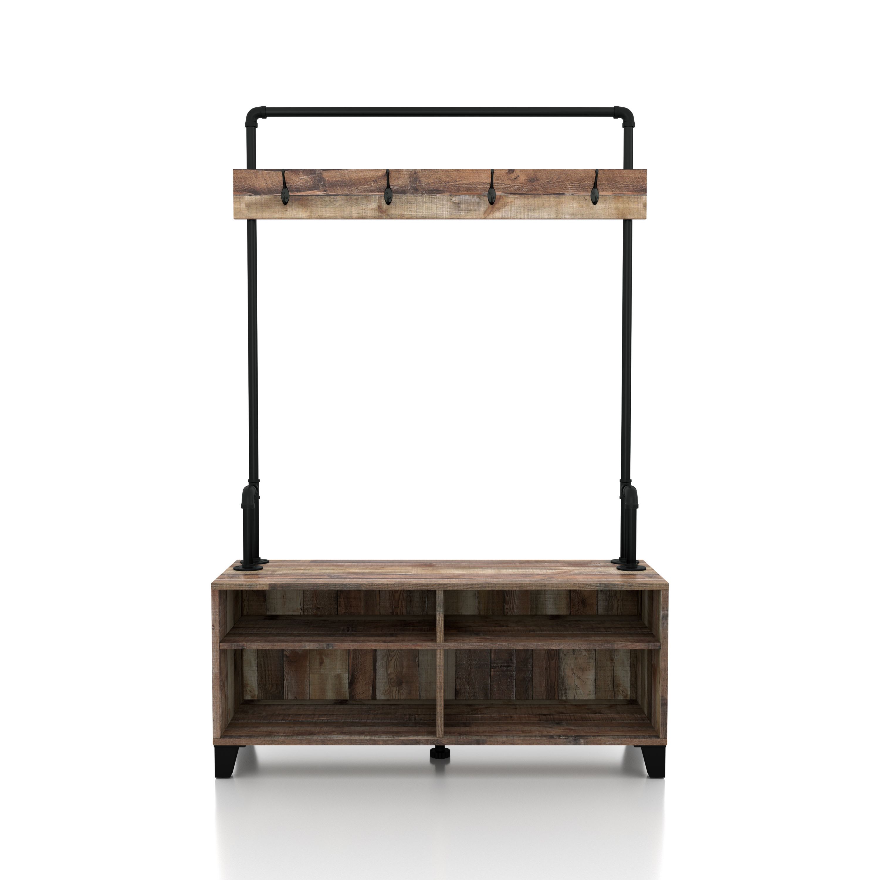 Himm Bench with Coat Rack