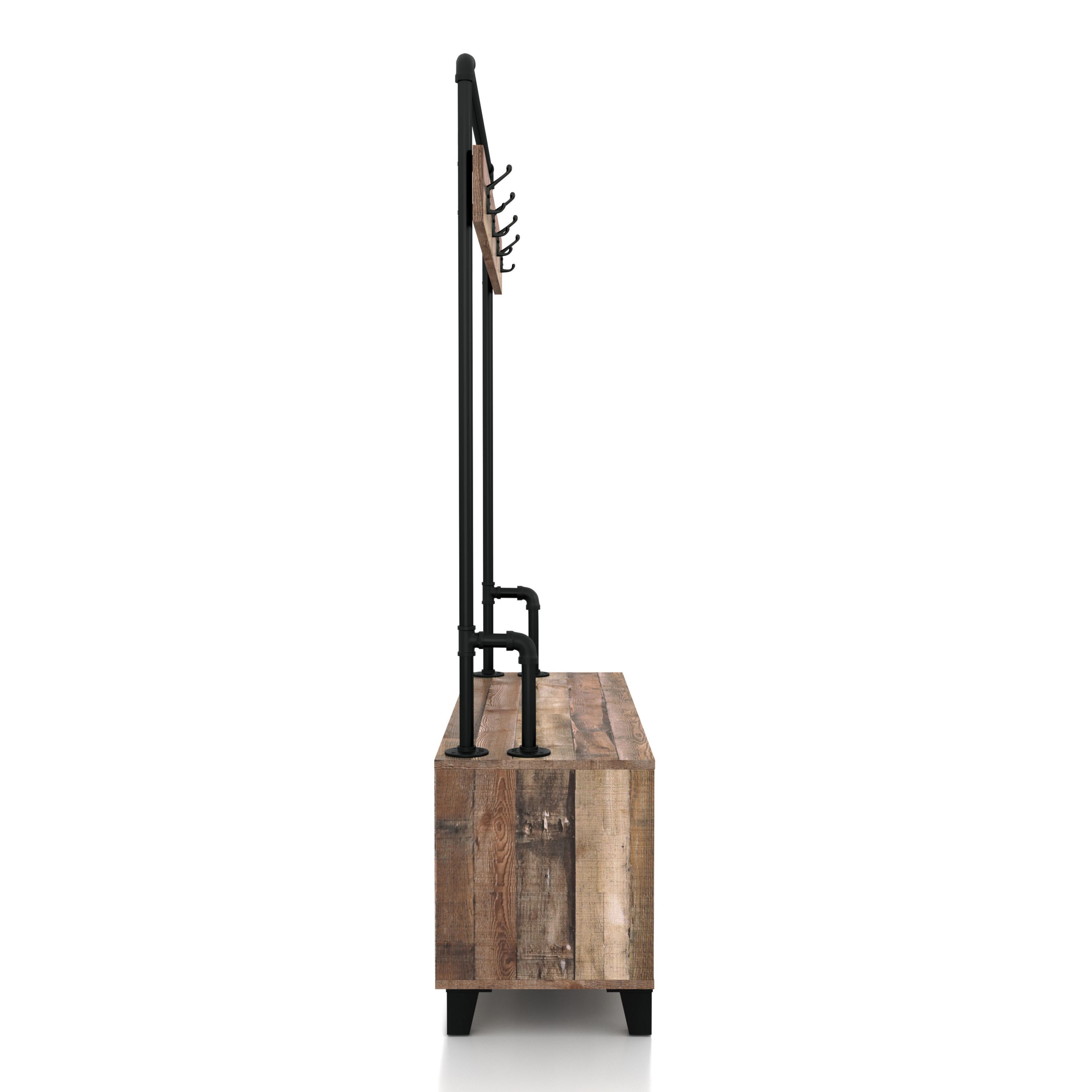 Himm Bench with Coat Rack