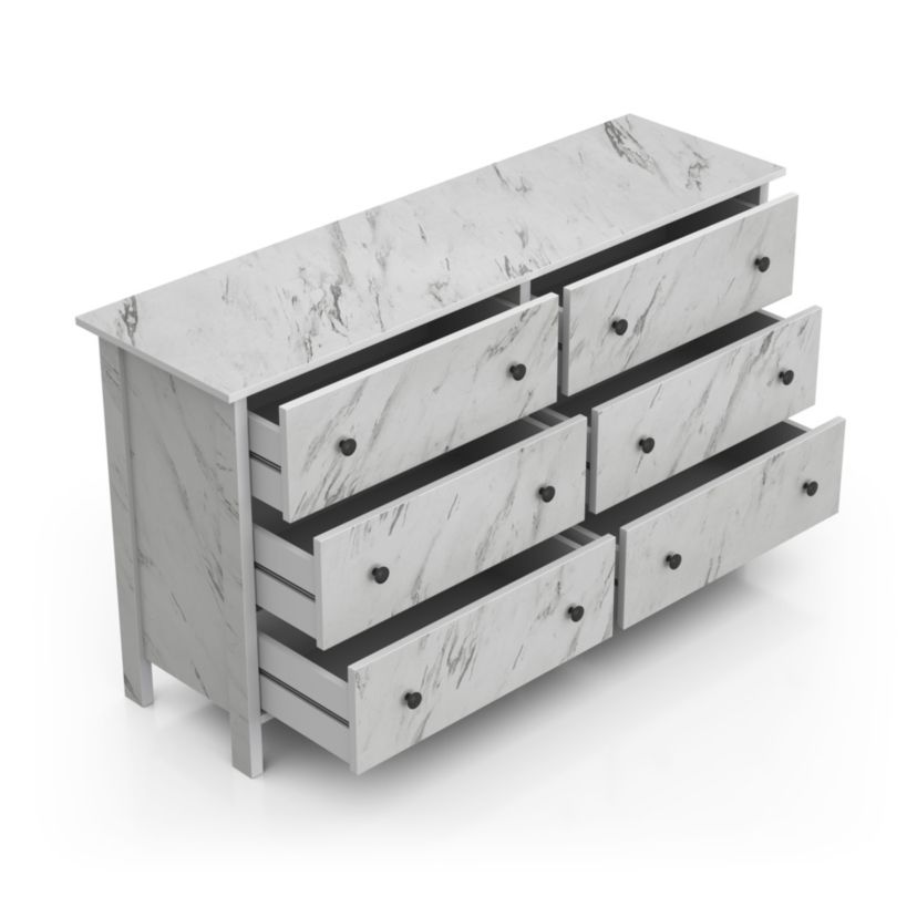 Trued Dresser with 6 Drawers