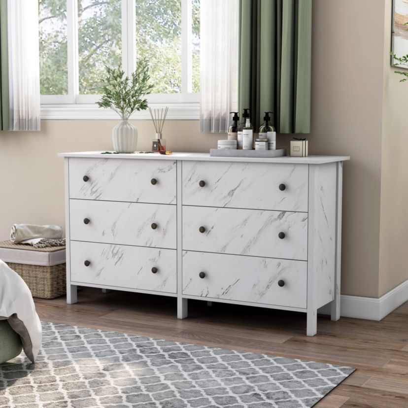 Trued Dresser with 6 Drawers