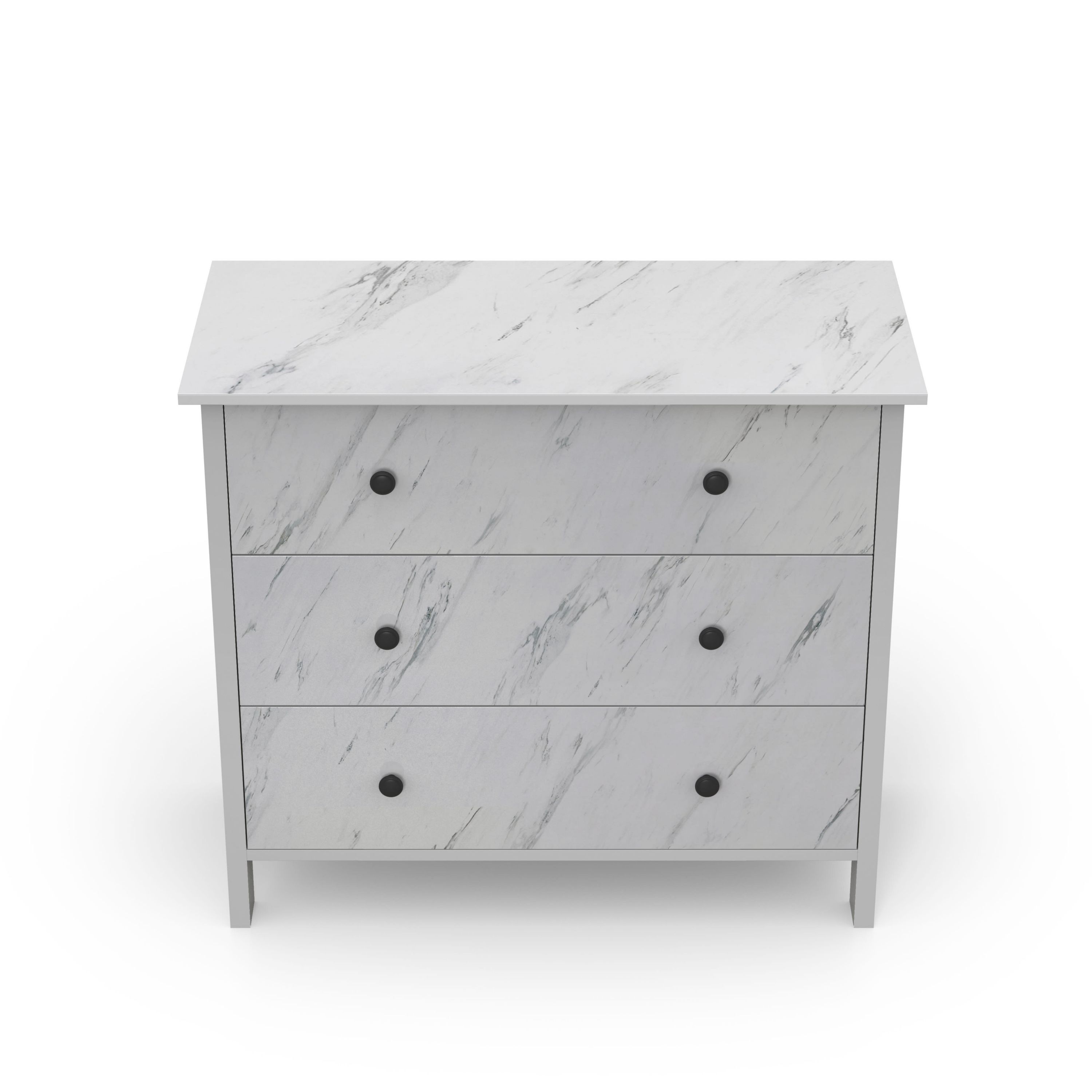 Trued Cabinet with 3 Drawers