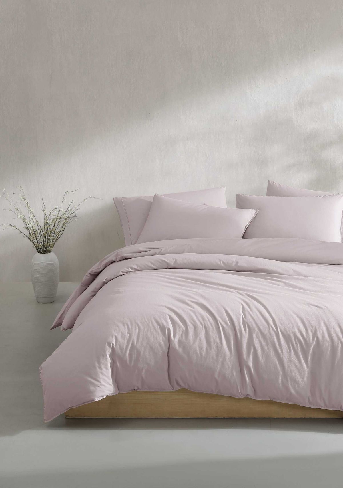 Washed Percale Comforter Set