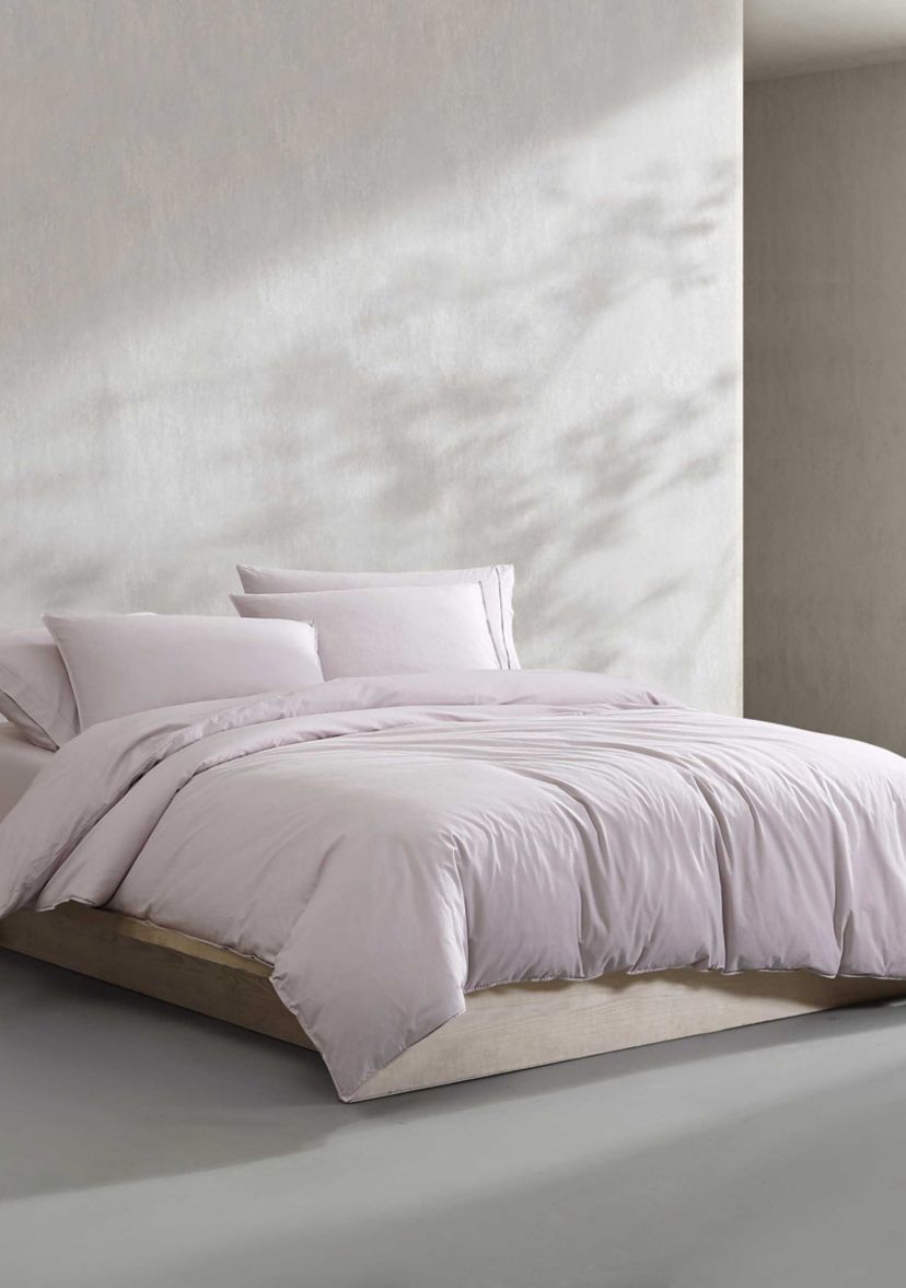 Washed Percale Comforter Set