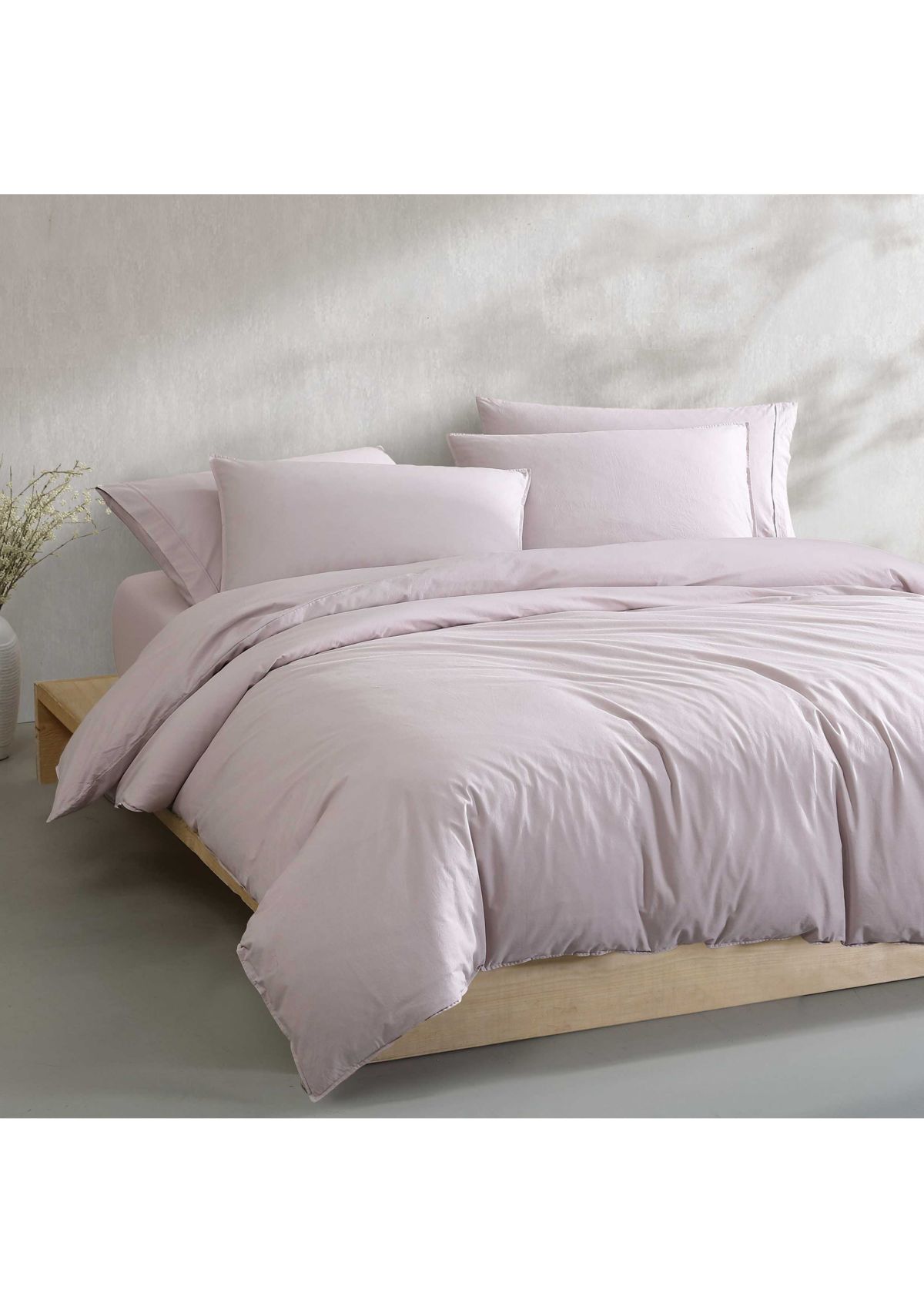 Washed Percale Comforter Set